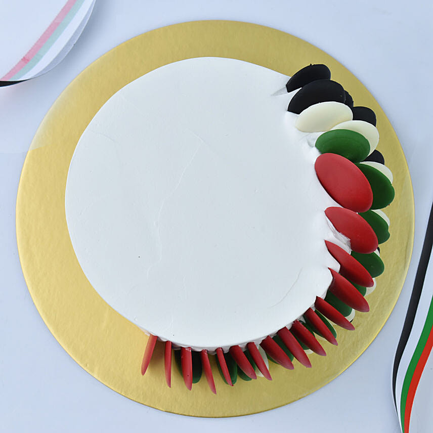 UAE Flag Color Delicious Cake