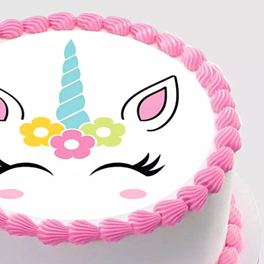 Unicorn Smiling Truffle Cake