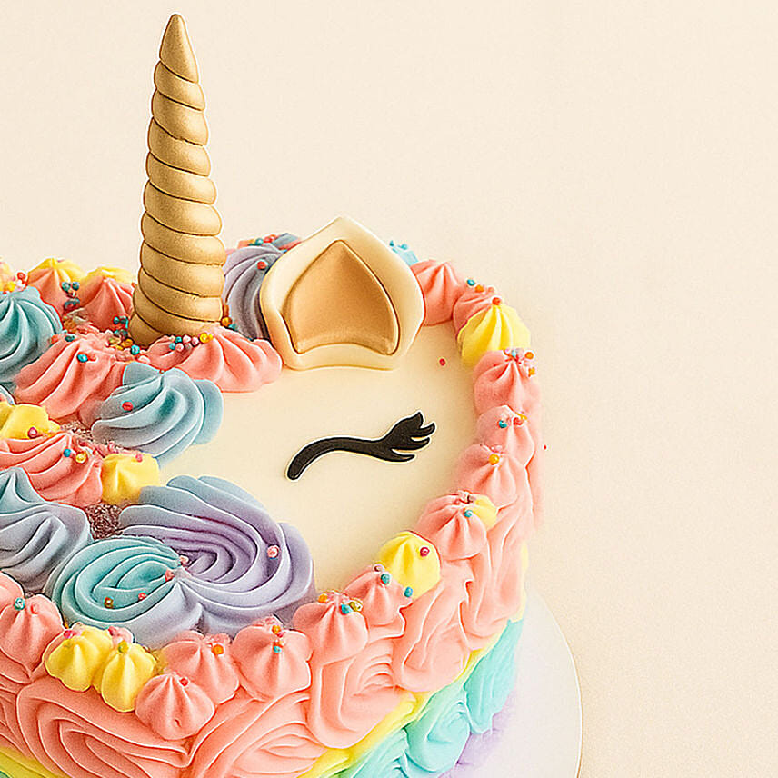 Unicorn Theme Chocolate Fudge Cake 2 KG