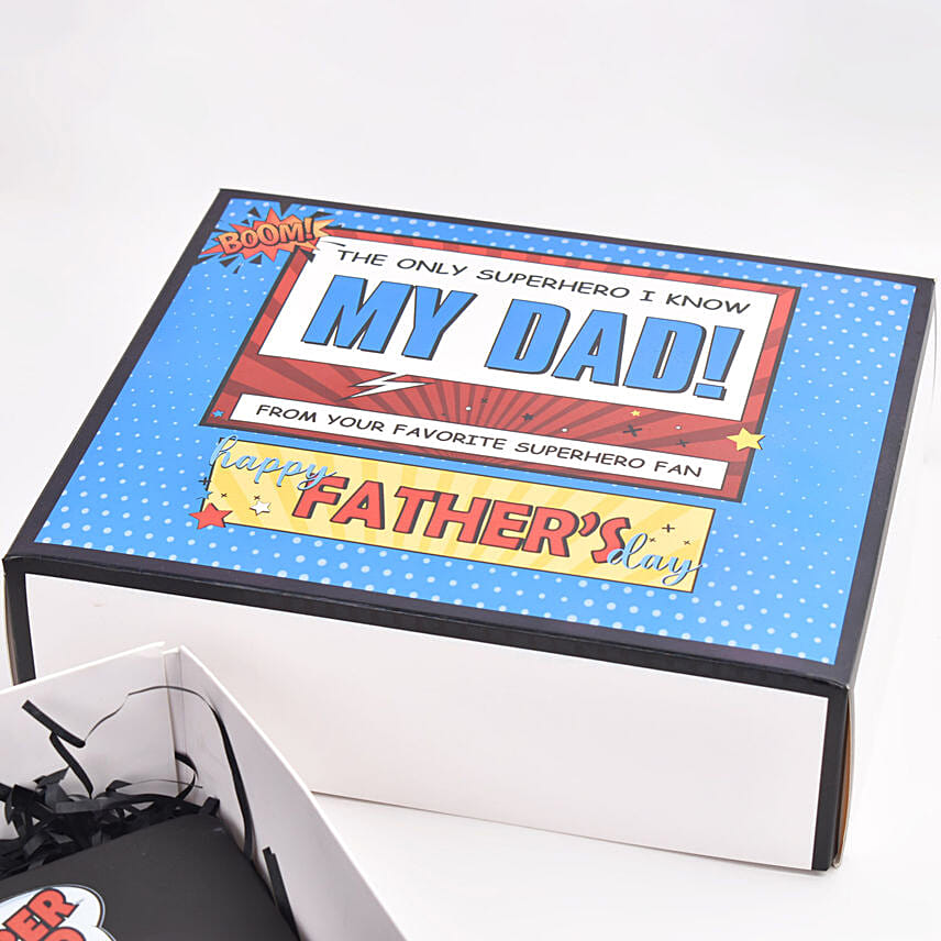 Unwrap Joy For The Best Dad Notebook Bottle Combo