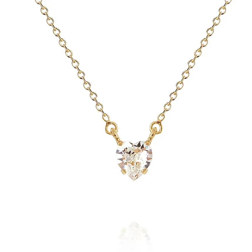 Valentina Heart Swarovski Crystals & Roses