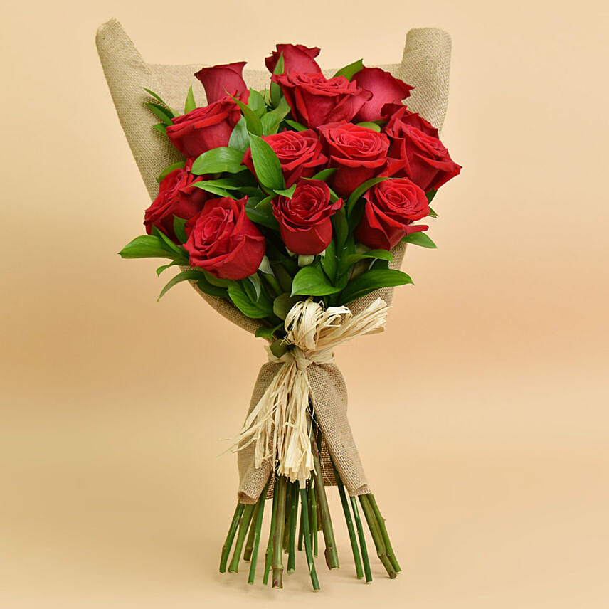 12 Red Rose Love Bouquet