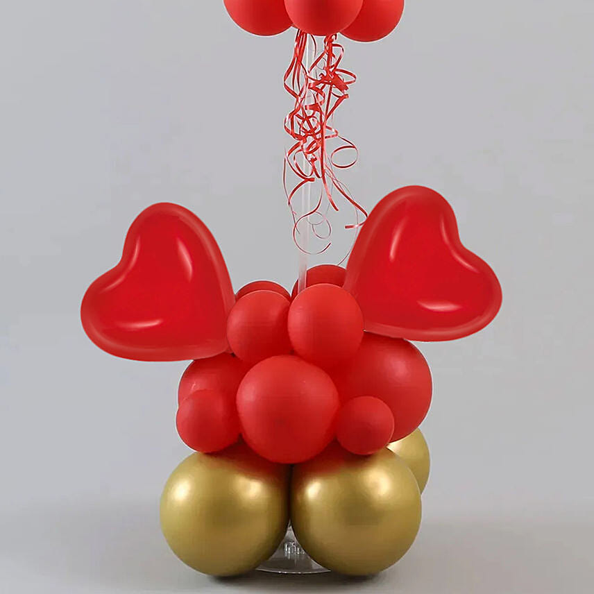 Love Heart Balloon Bunch