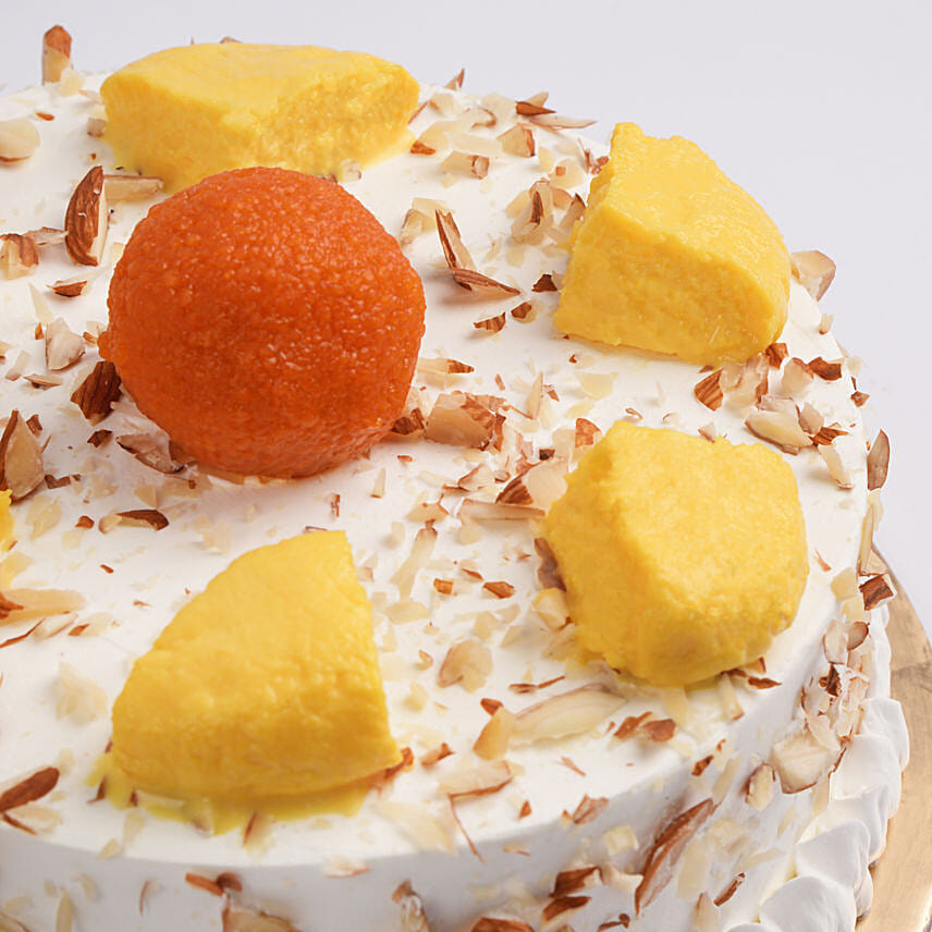 Vanilla Rasmali Laddu Cake One Kg