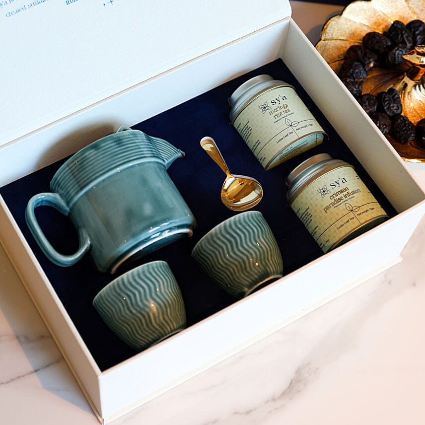 Vedic Royal Tea Set With Herbal Infusions