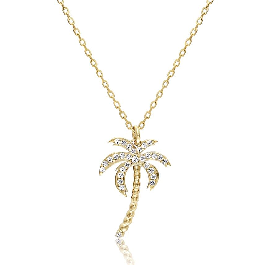 Vega Palm Diamond Necklace