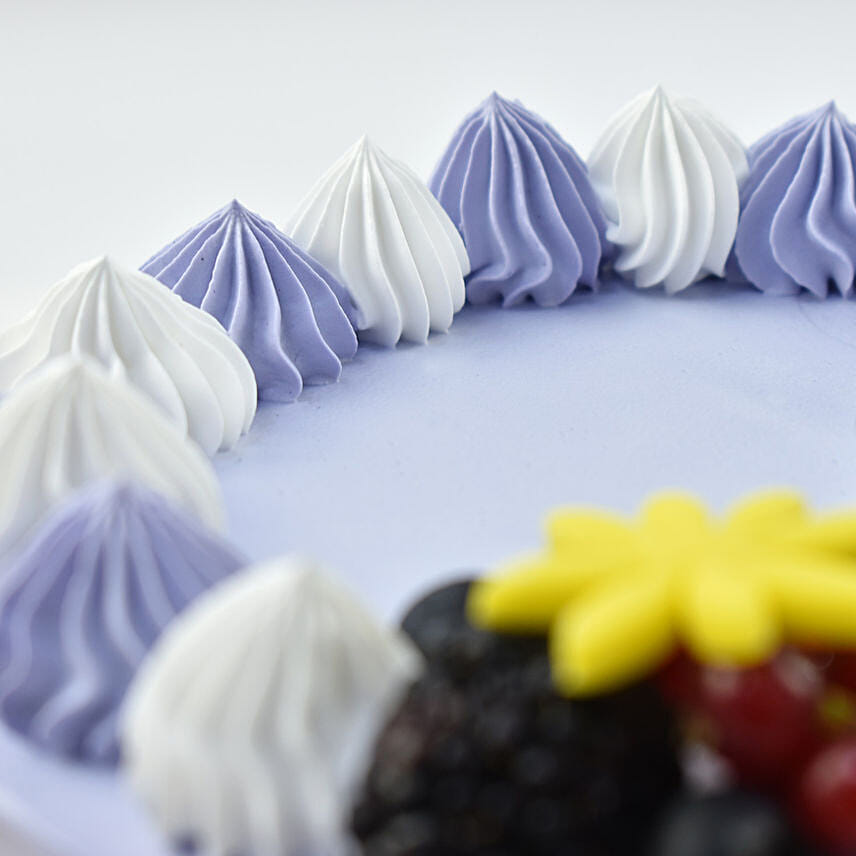 Vegan Vanilla Berry Cake