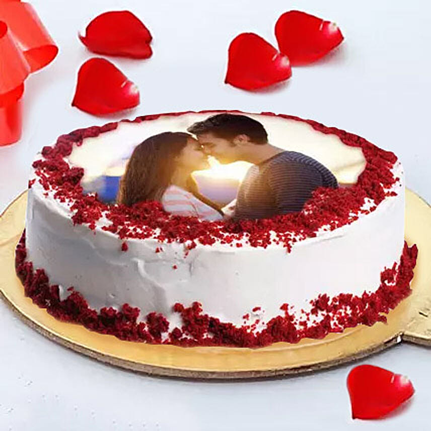 Velvety Photo Cake 1 Kg Pineapple Cake