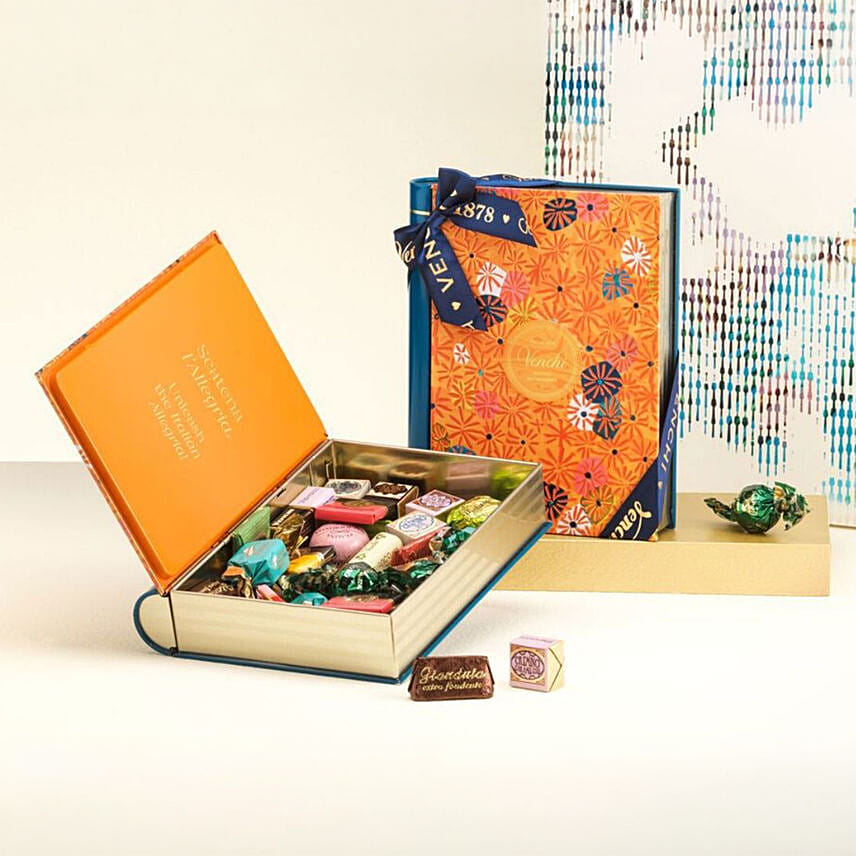Venchi Murrine Orange Assorted Chocolates Gift Tray 355 G