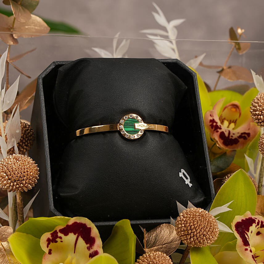 Verdant Fields With Bracelet By Police