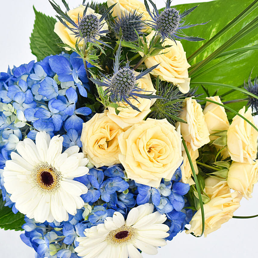 Vintage Dude Birthday Cake and Flowers