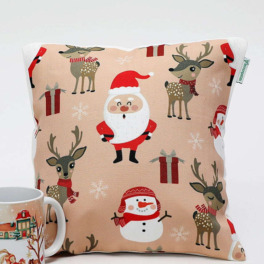 Warm Chirstmas Wishes Mug & Cushion