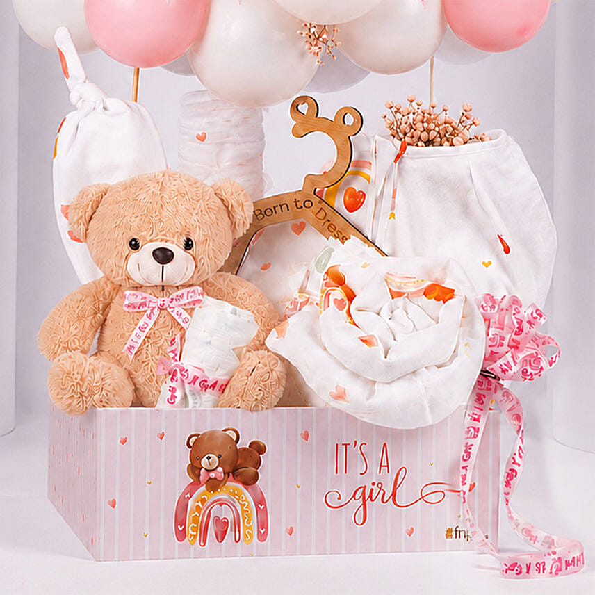 Welcome Baby Girl Celebration Hamper