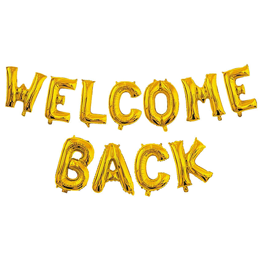 Welcome Back Golden Balloon