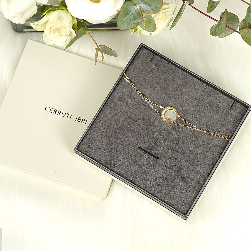 White Beauty Floral and Cerruti 1881 Bracelet