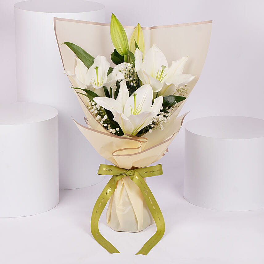 White Oriental Lily