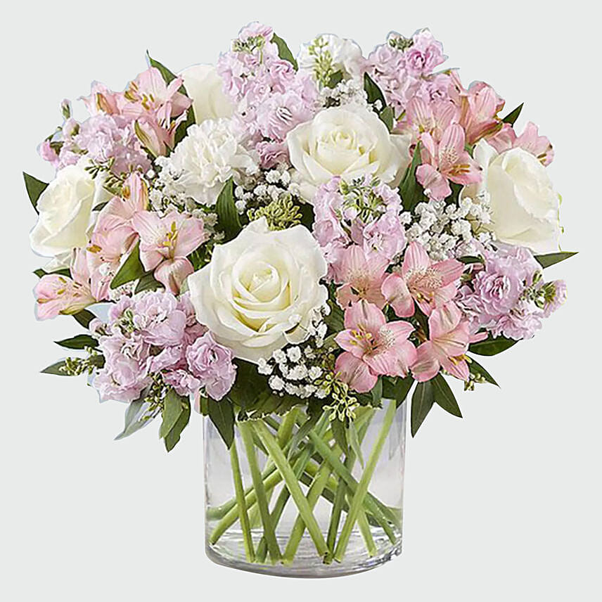White Roses and Personalised Mug
