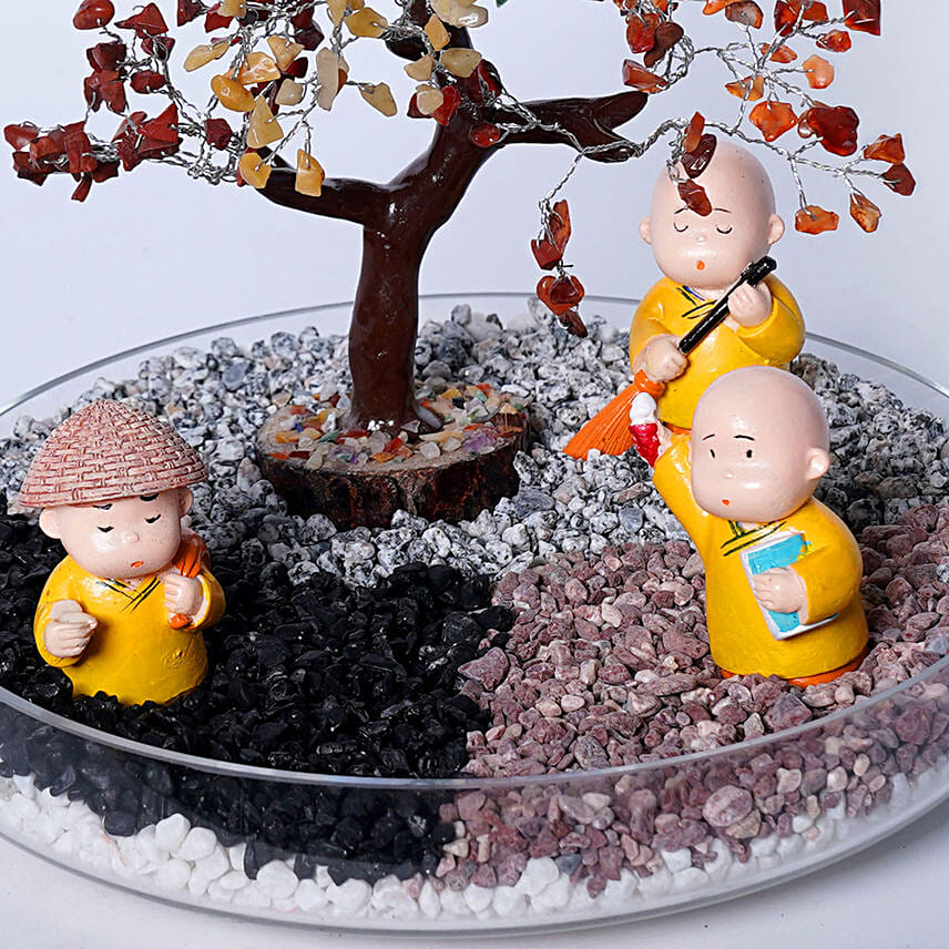 Wish Tree N Buddha Dish Garden