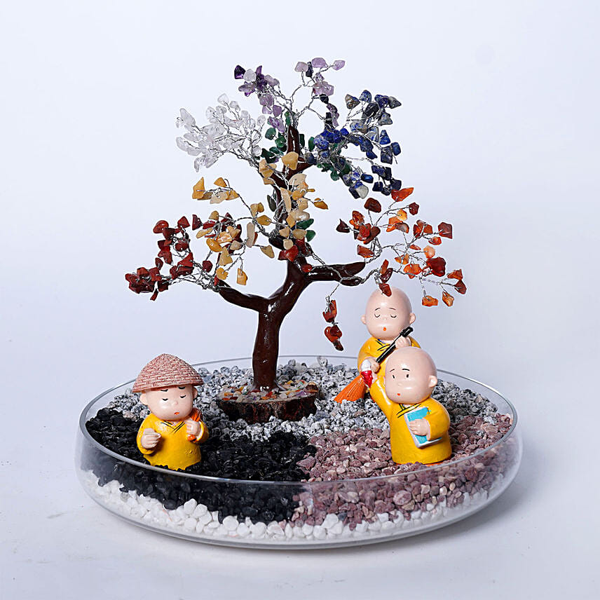 Wish Tree N Buddha Dish Garden