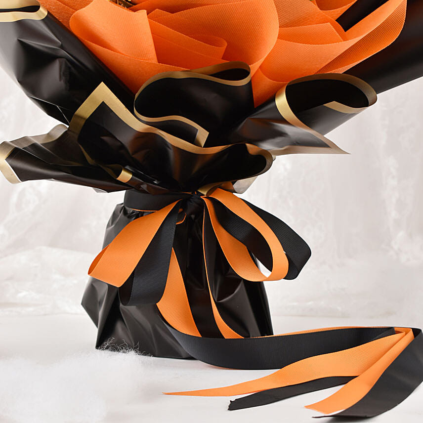 Witch Hat Halloween Flower Bouquet