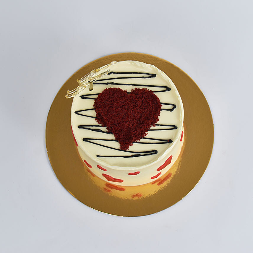 With Love Butter Cream Fondant Vanilla Cake