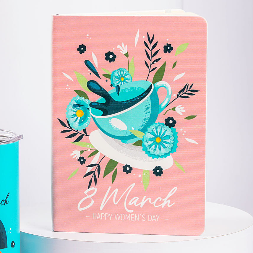 Womens Day Notebook And Tumbler Gift Set