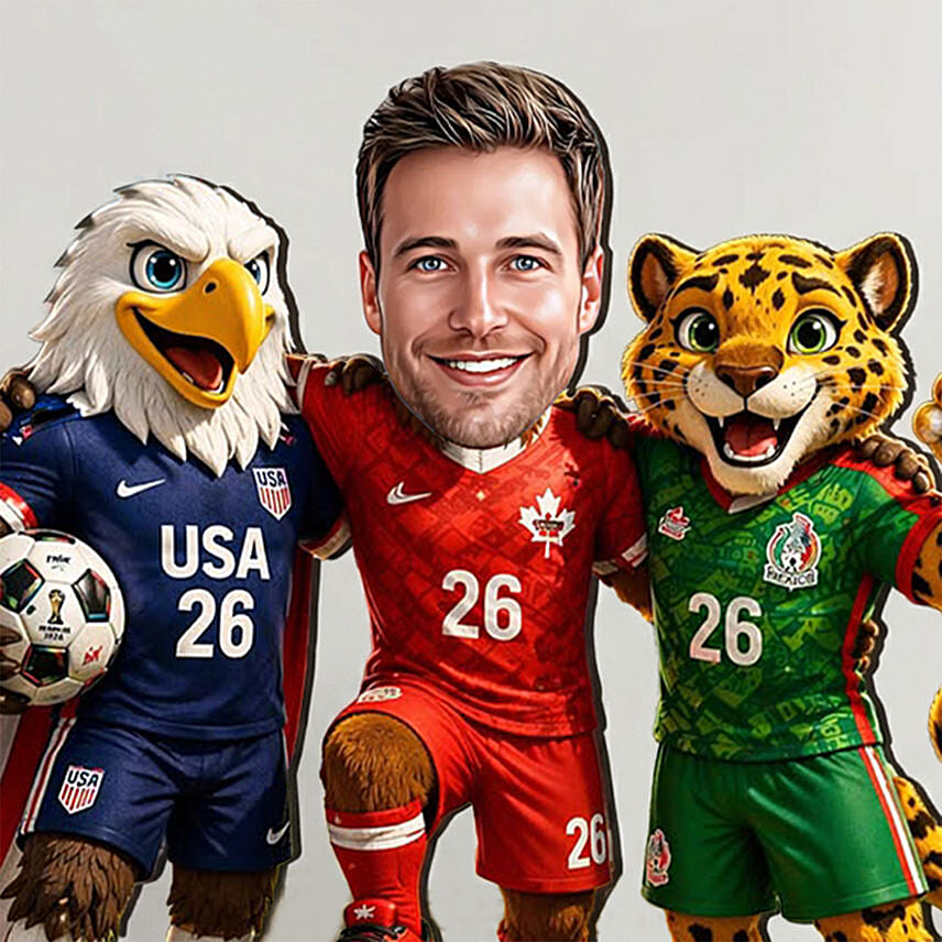 World Cup 2026 Custom Caricature