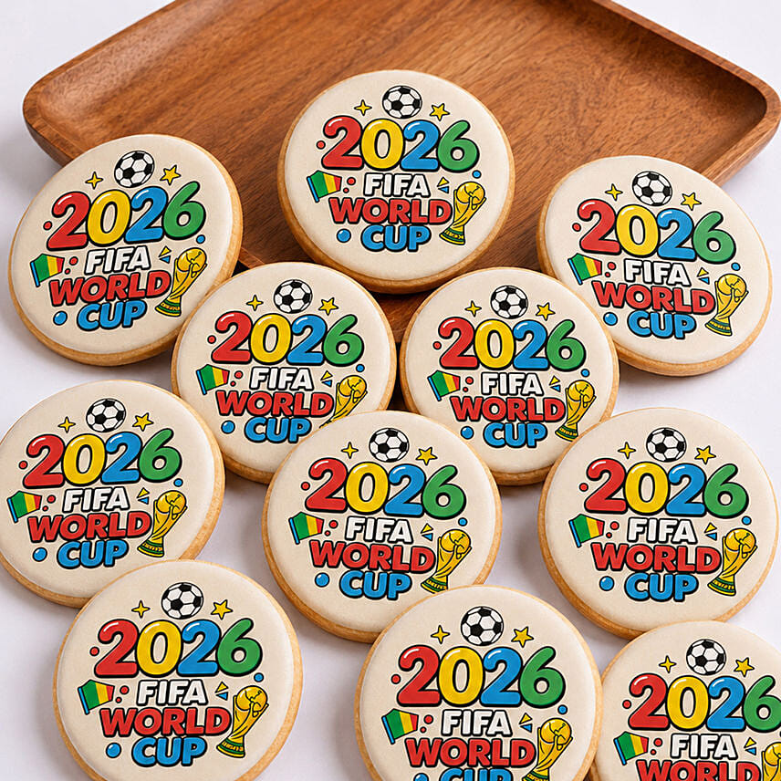 World Cup Party Cookies 12 Pcs