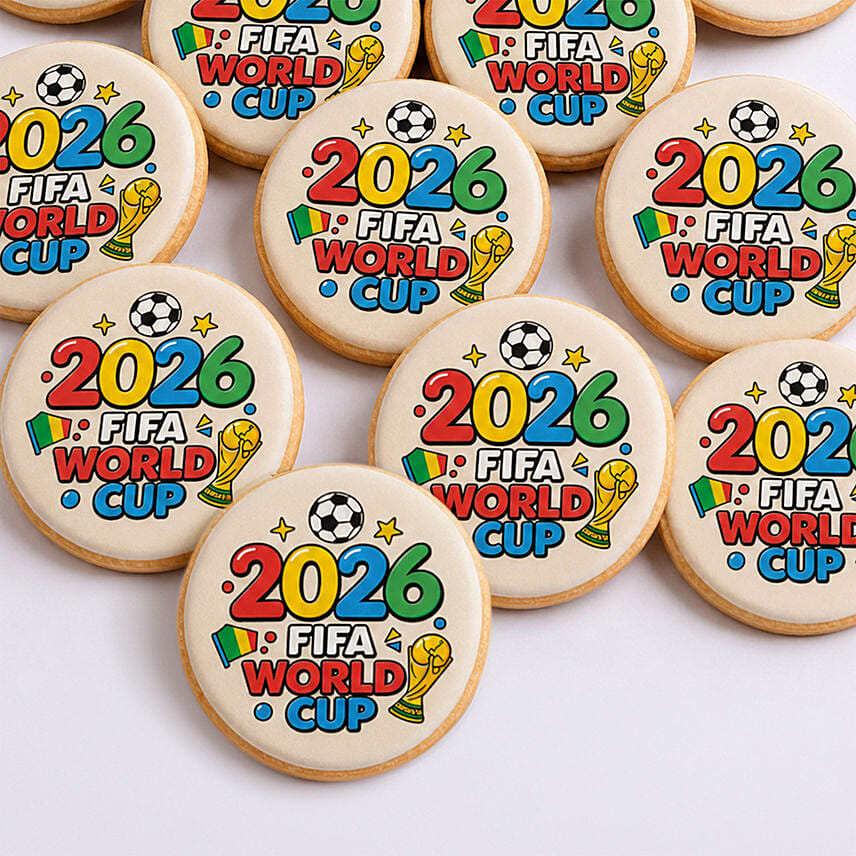 World Cup Party Cookies 12 Pcs