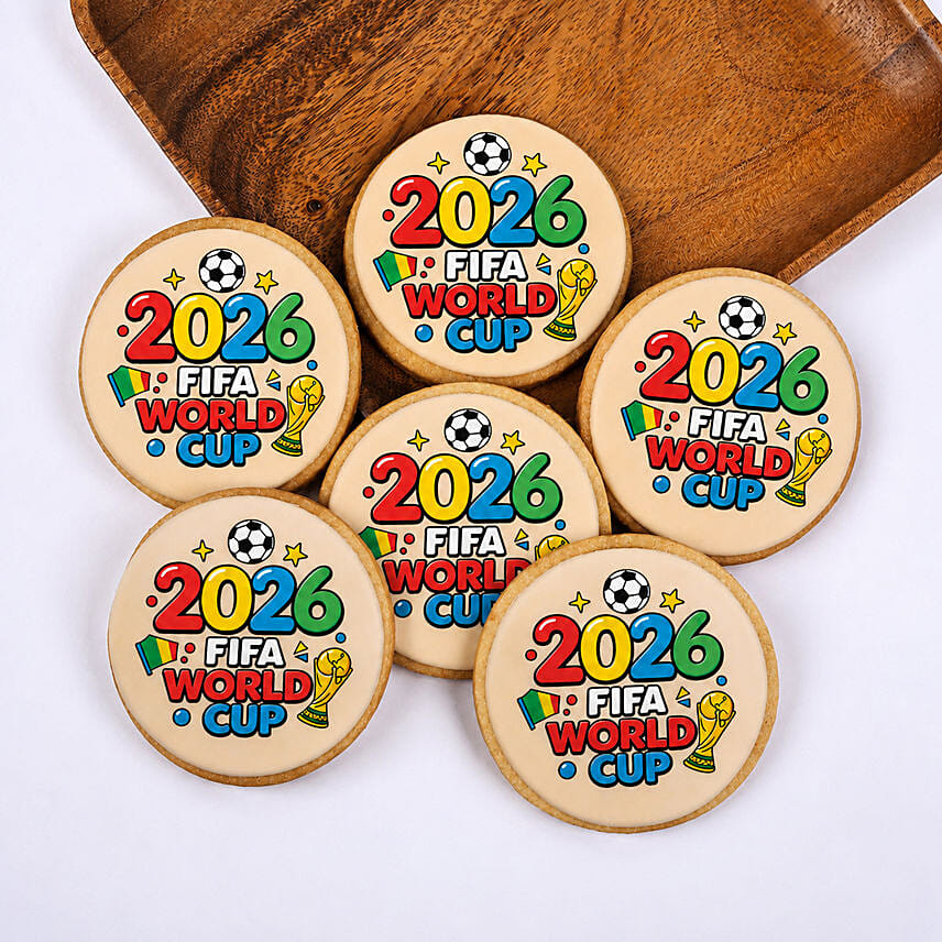 World Cup Party Cookies 6 Pcs