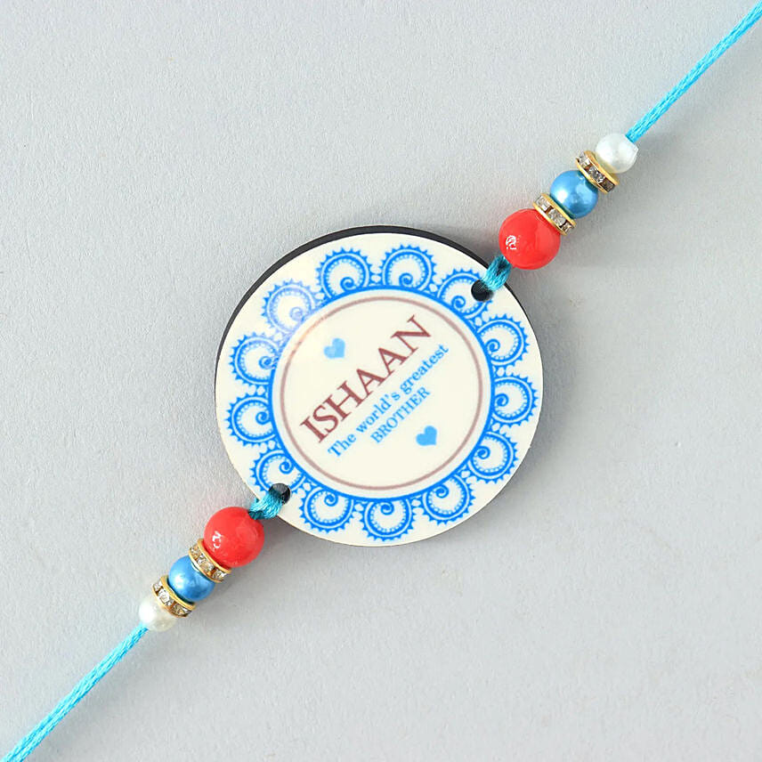 Worlds Greatest Brother Personalized Rakhi