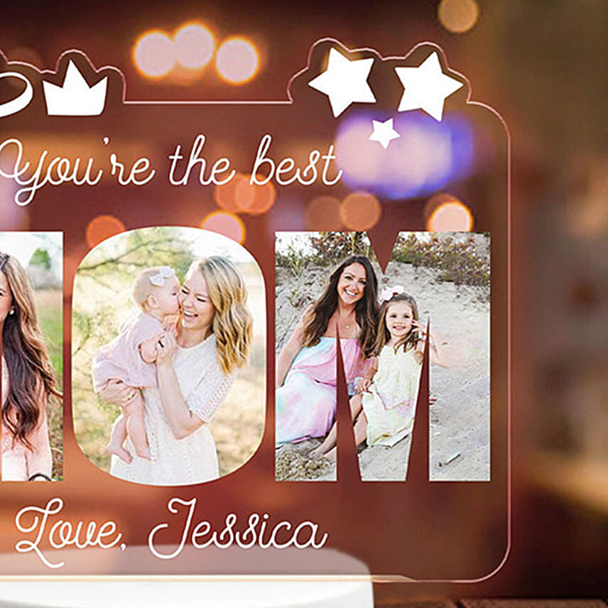 You Are The Best Mom Led Frame