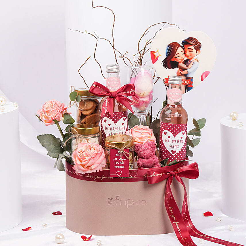 You & Me and The Moments Valentines Hamper