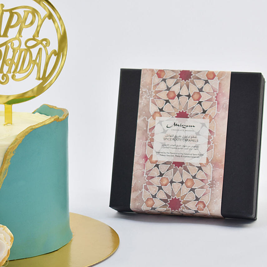 Your Special Birthday Celebration Red Velvet Cake with Mirzam Chocolates