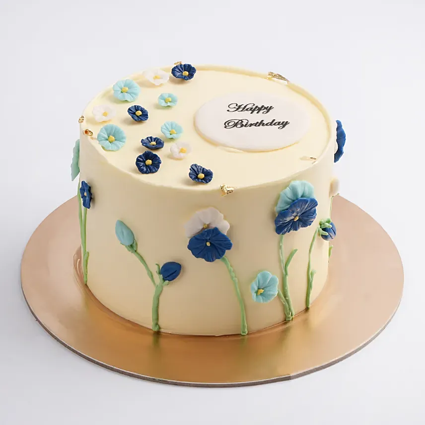 Delphinium Bloom Birthday Cake Delphinium Bloom Birthday Cake: Birthday Cakes