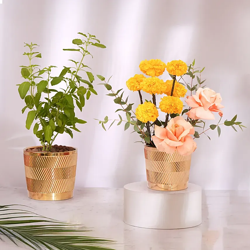 Diwali Sacred Harmony: Diwali Flowers and Sweets