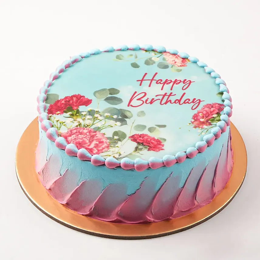 Floral Design Birthday Cake Floral Design Birthday Cake: Cakes Delivery for Her