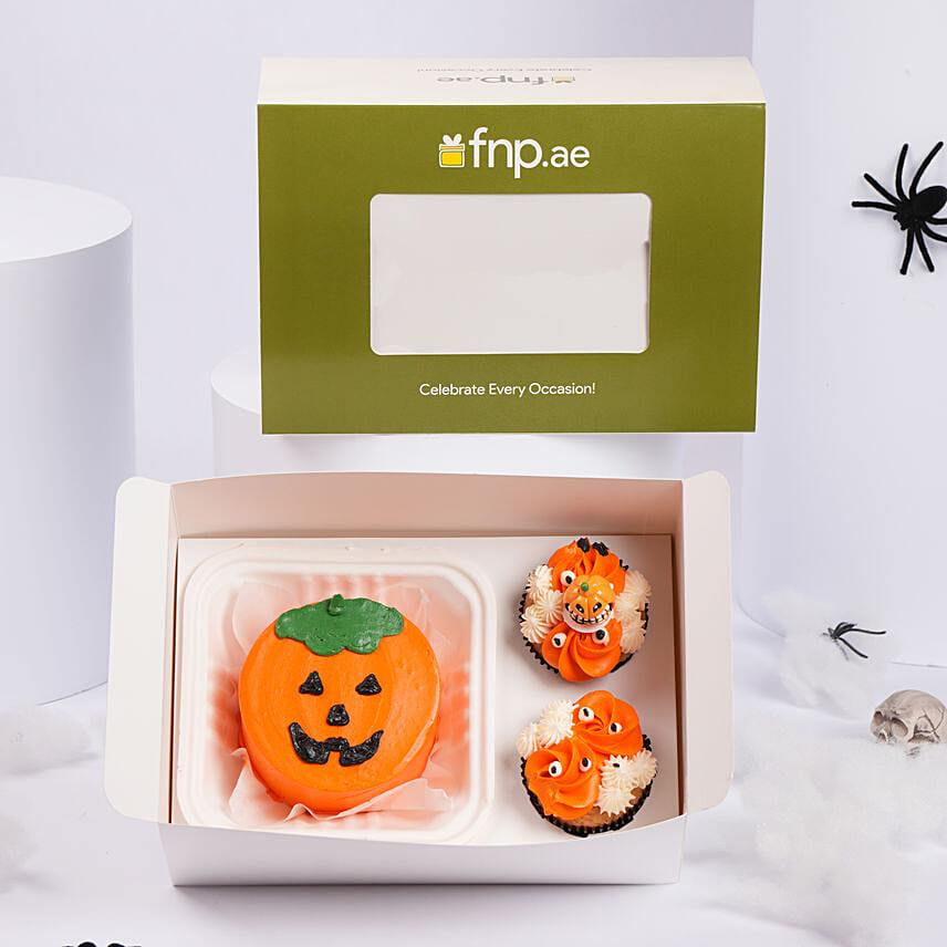 Halloween Bento Cake And Cupcakes Halloween Bento Cake And Cupcakes: Halloween Cupcake Ideas