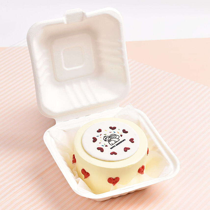 Happy Anniversary Mono Choco Cake Happy Anniversary Mono Choco Cake: Mono Cakes