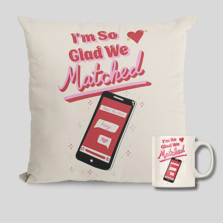 Im So Glad We Matched Mug And Cushion Im So Glad We Matched Mug And Cushion: Birthday Mugs