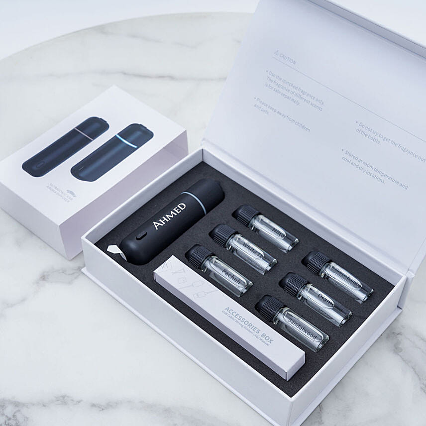 مجموعة مبخرة الكترونية فاخرة مخصصة بالاسم مجموعة مبخرة الكترونية فاخرة مخصصة بالاسم: هدايا الشباب