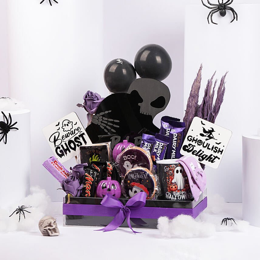 Purple Halloween Hamper Purple Halloween Hamper: Halloween Gifts