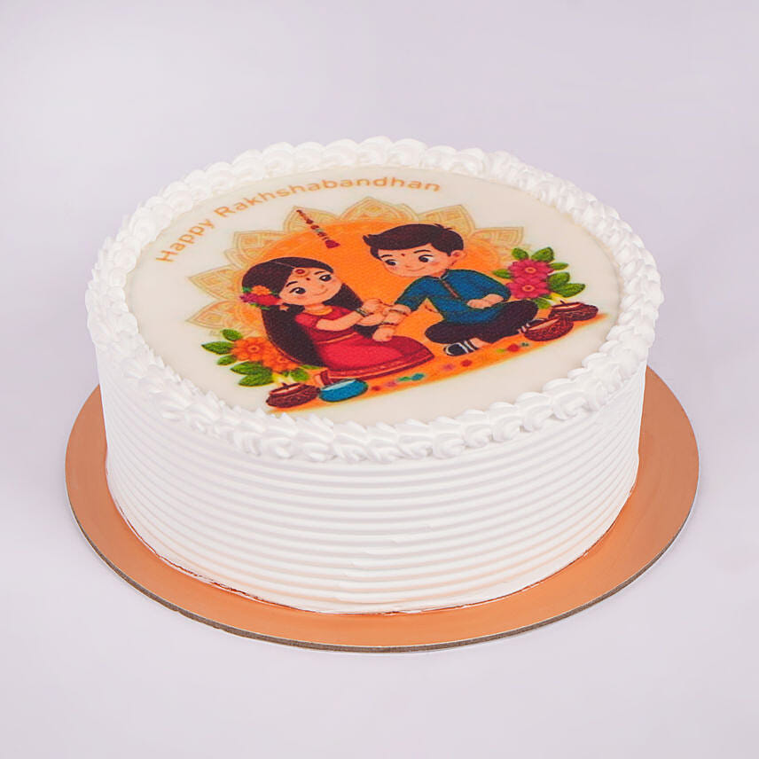 Raksha Bandhan Special Chocolate Cake: Rakhi With Cakes