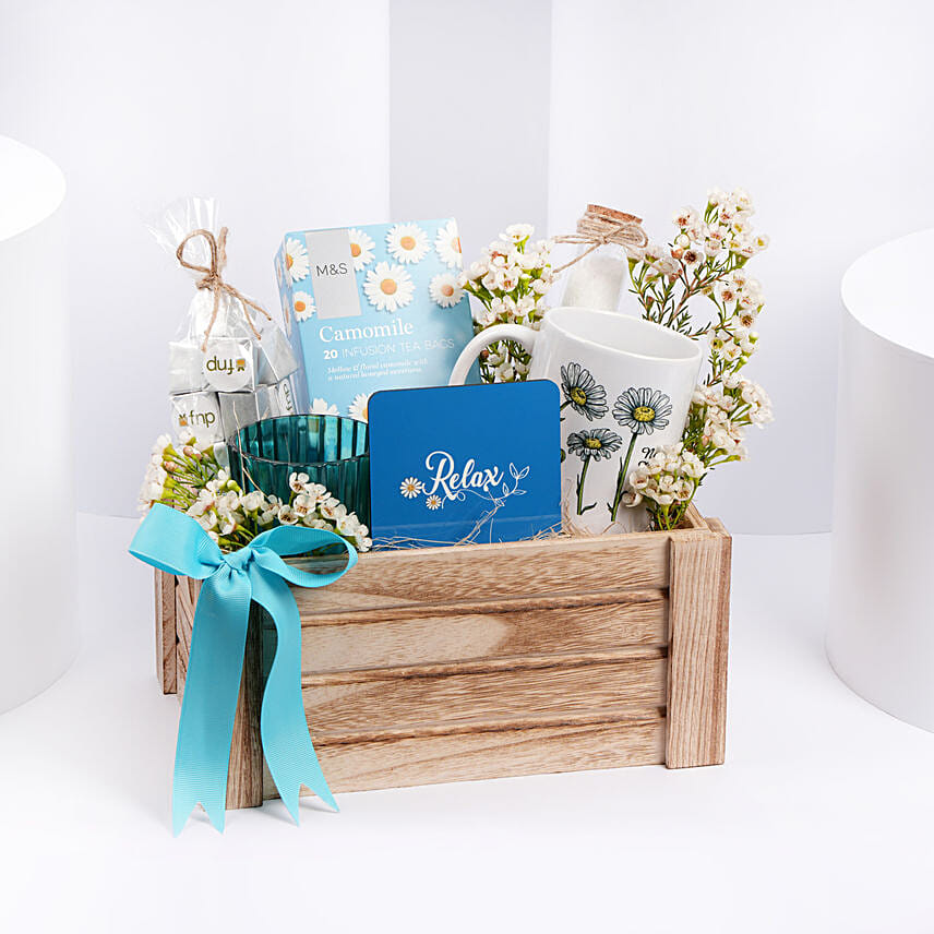 Relax and Welcome New Beginnings Gift Box Relax and Welcome New Beginnings Gift Box: Self Care Kits