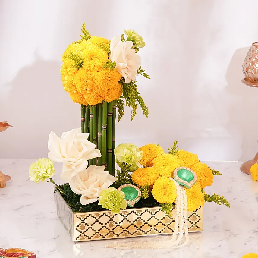 Sparkling Diwali Florals Sparkling Diwali Florals: Flower Delivery in Abu Dhabi