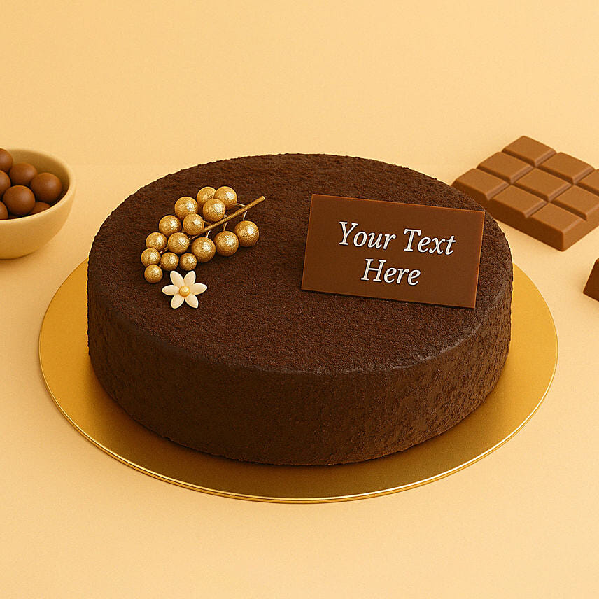 Guilt Free Dark Chocolate Cake: Sugar Free Cakes