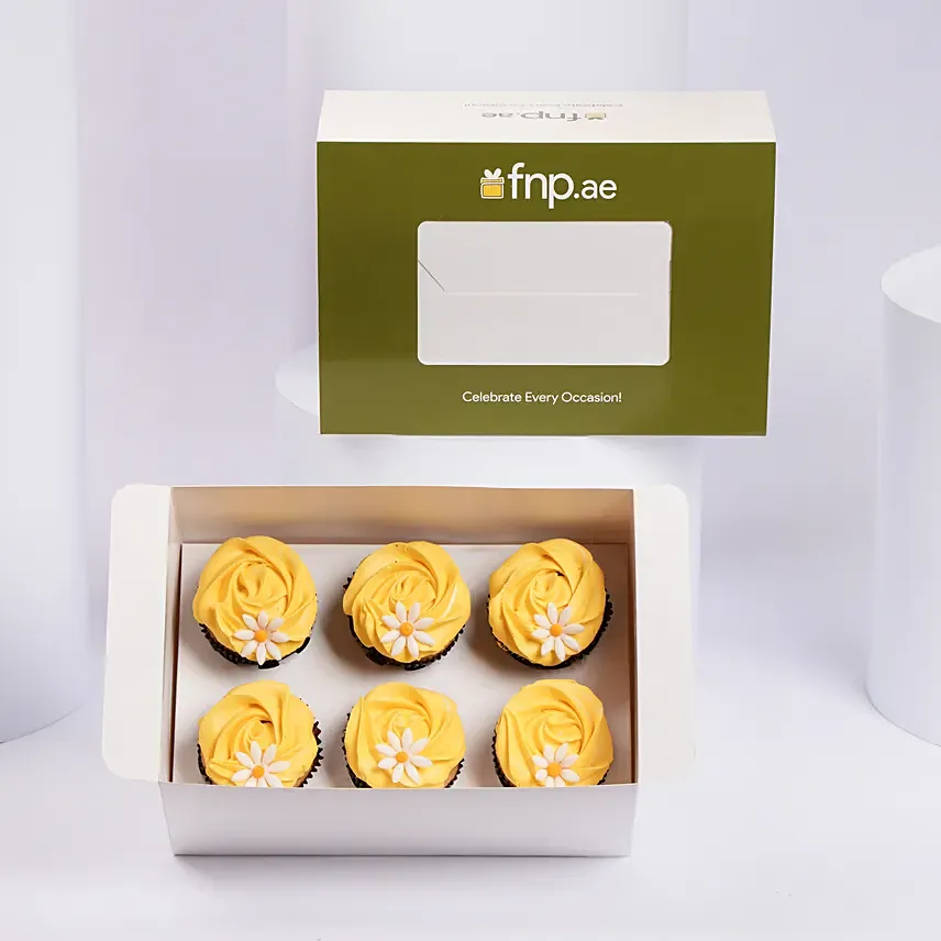 Sunny Daisy Delights Cup Cake Sunny Daisy Delights Cup Cake: Order Delicious Cupcakes in Dubai