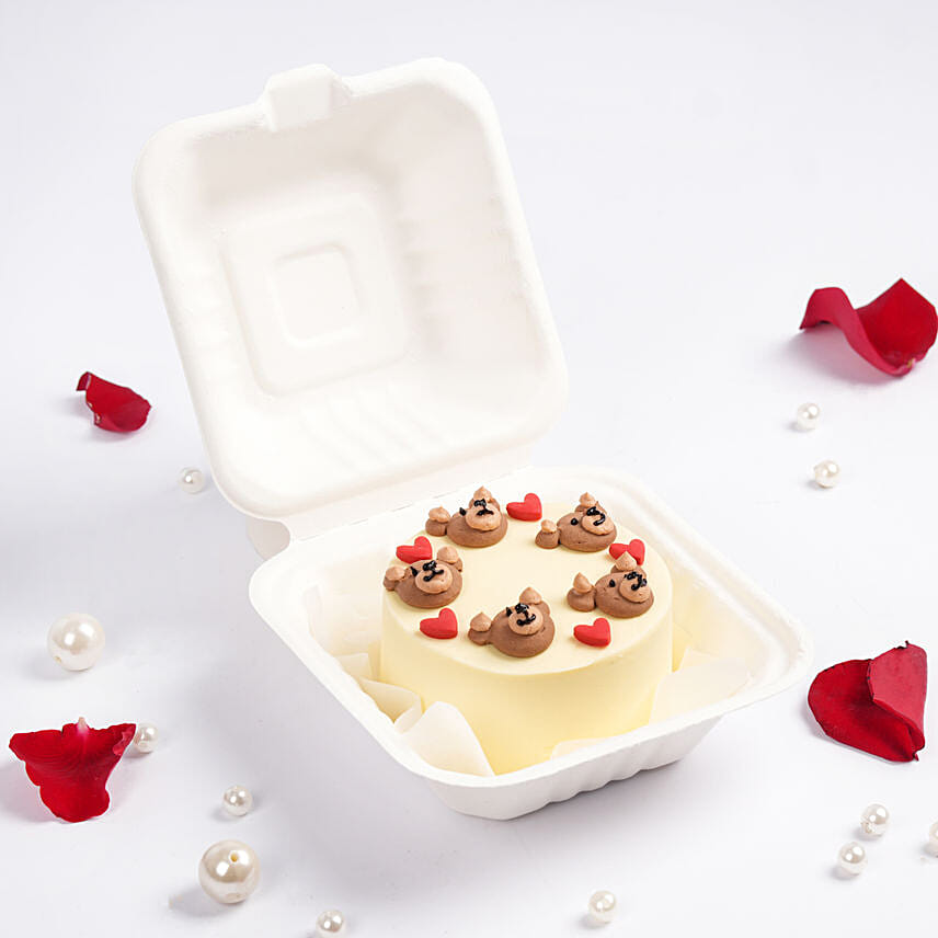 Teddy Bento Cake Teddy Bento Cake: Heart Shape Cake