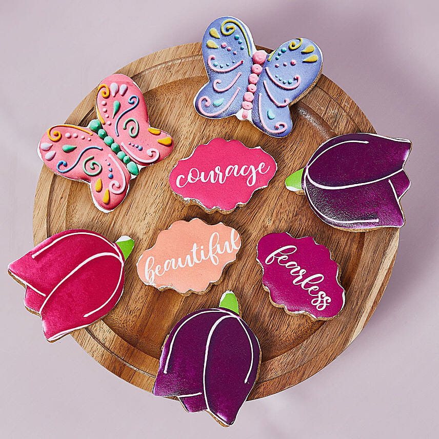 Tulip and Butterfly Cookies: Cookies in Dubai