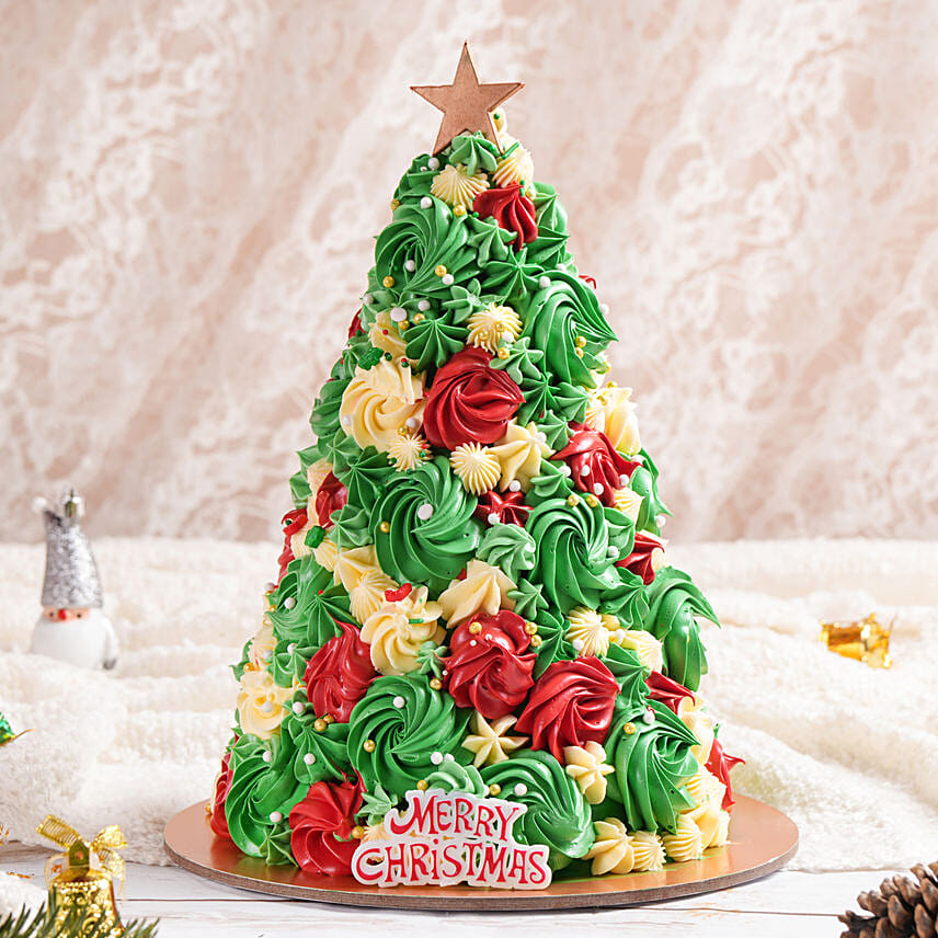 Twinkling Tree Treat Cake Twinkling Tree Treat Cake: Christmas Cakes